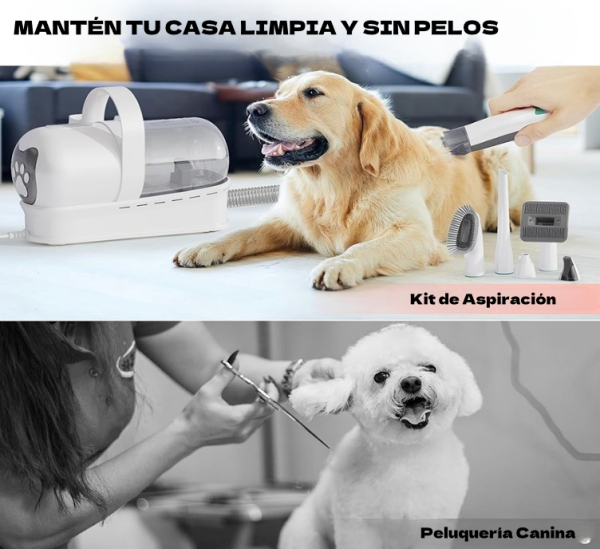 Kit de Peluquería y Aspirado Todo en Uno - Imagen 3
