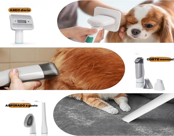Kit de Peluquería y Aspirado Todo en Uno - Imagen 5