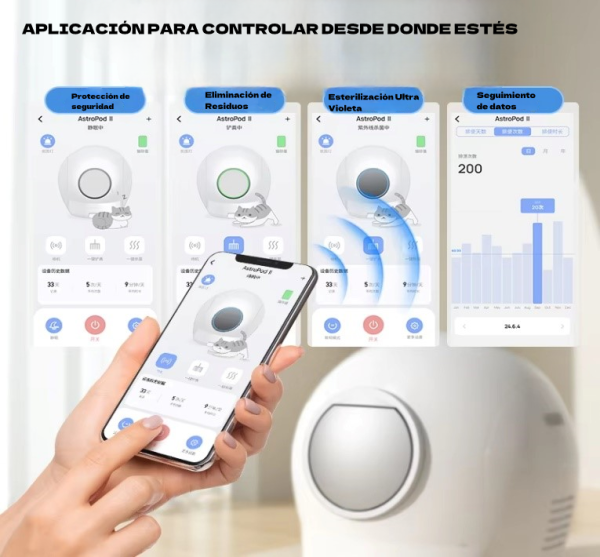 Caja Arenera con APP y Recolección Automática e Integrada - Imagen 3