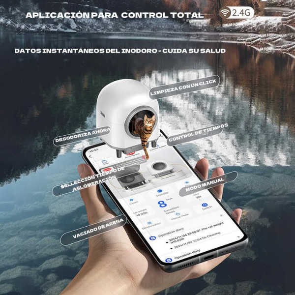 Caja Arenera Automática con Aplicación - Imagen 3