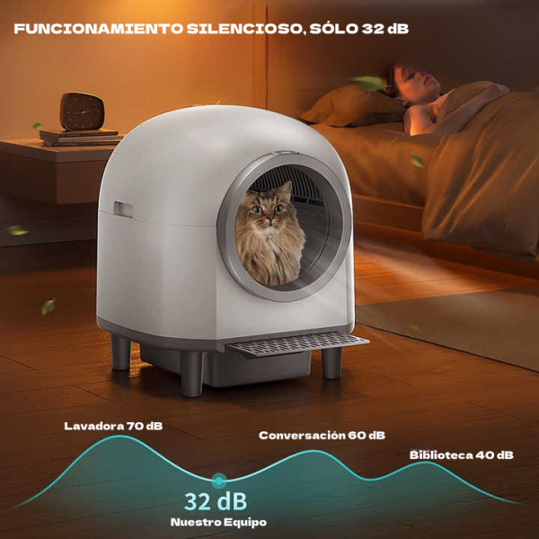 Caja Arenera Automática con Aplicación - Imagen 4