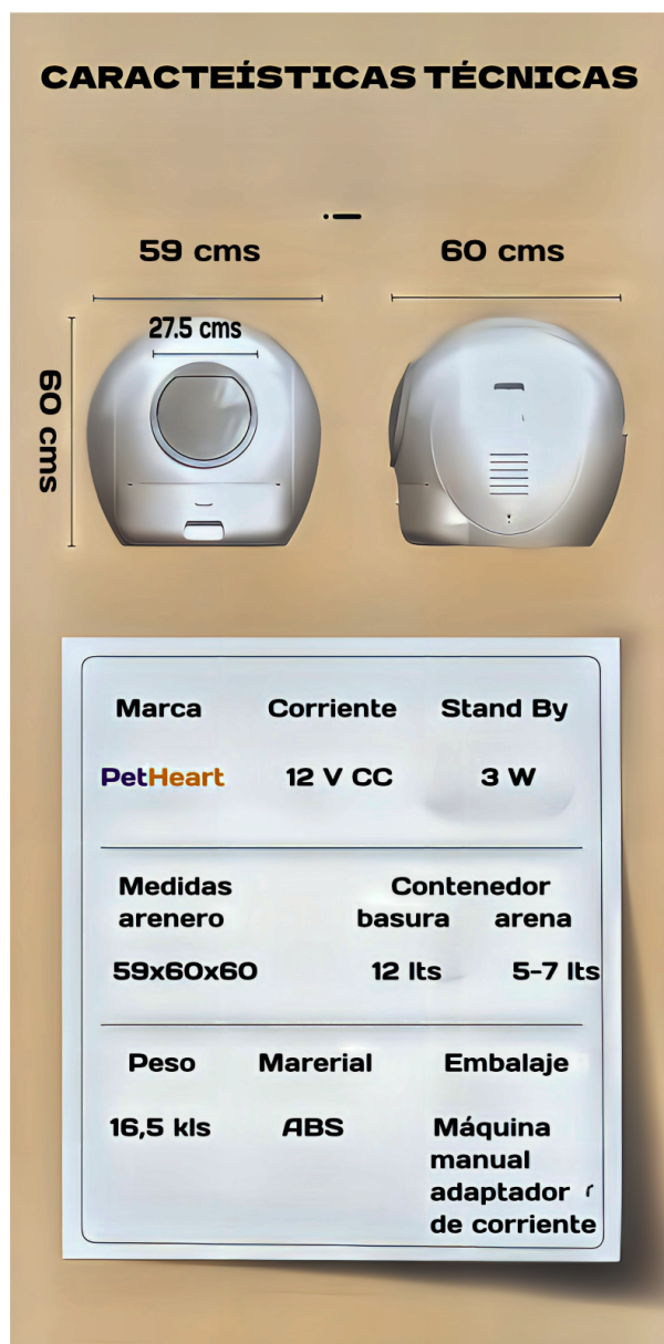 Caja Arenera con APP y Recolección Automática e Integrada - Imagen 12
