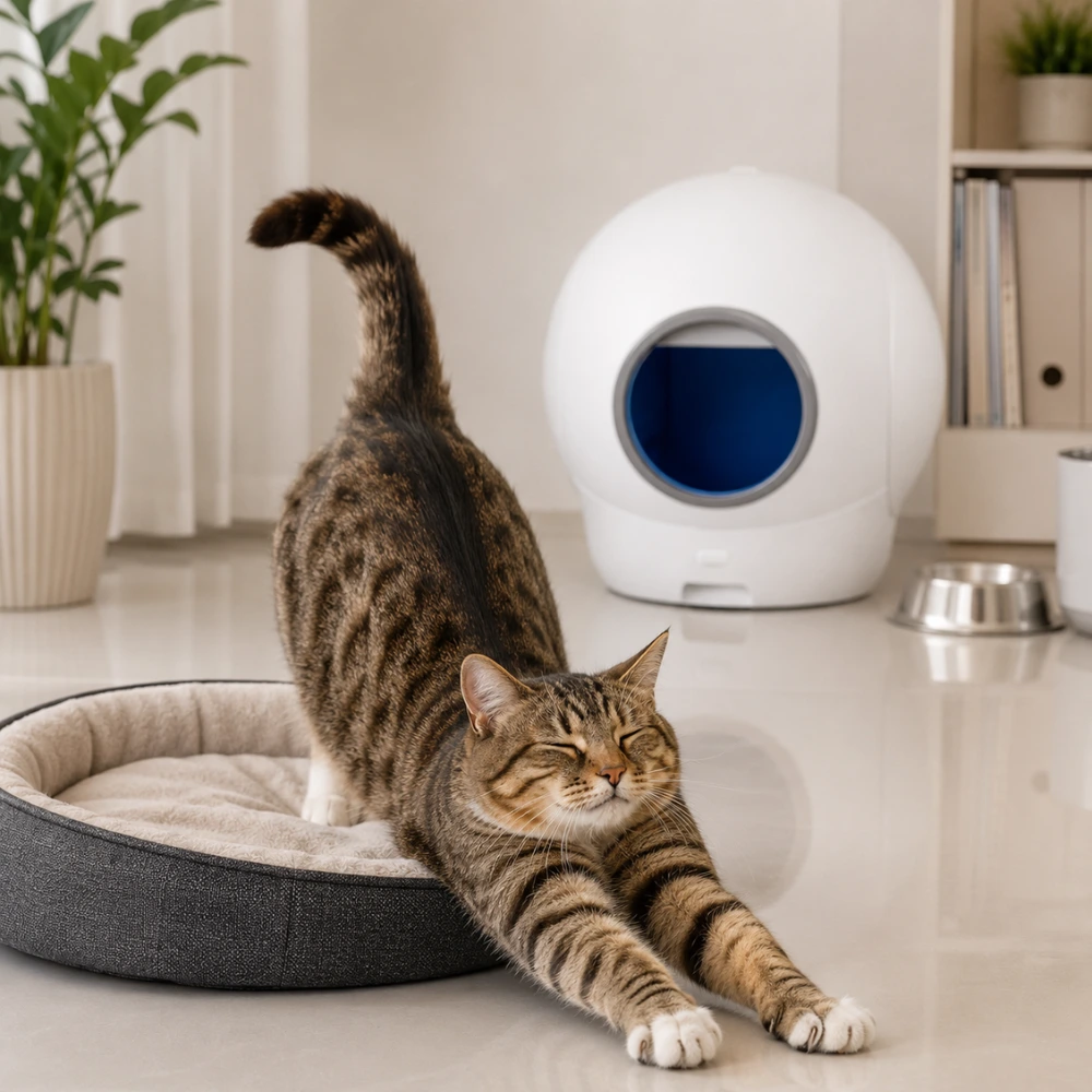 Evitar olores arenero gato y mantener un ambiente limpio 9 Arena Safari Cristal para gatos mostrando su textura de sílice y capacidad de control de olores.