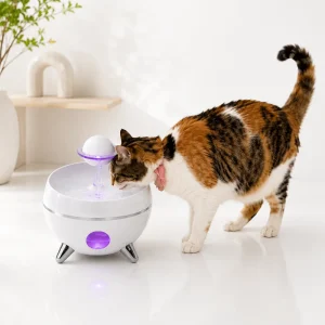 bebedero automático doble filtrado de agua para gatos Peheart