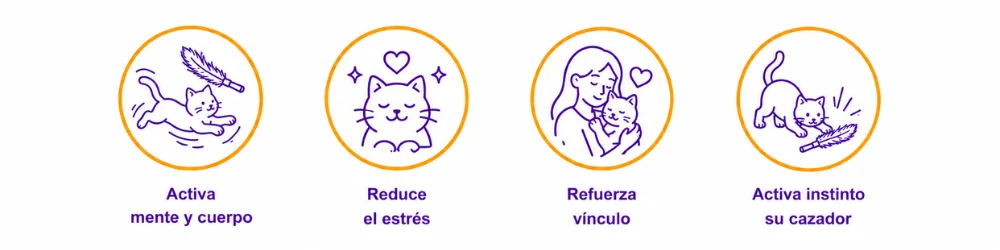 Beneficios del repuesto de plumas para juguete interactivo PetHeart