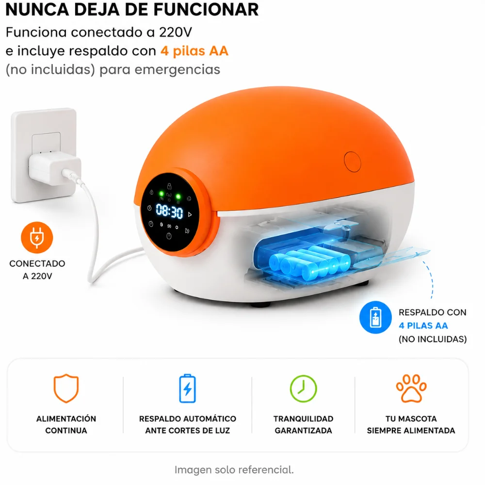 Comedero automático RFID para mascotas | Alimentación personalizada y segura 4 comedero para mascotas con sensor RFID con batería recargable y poder adicional