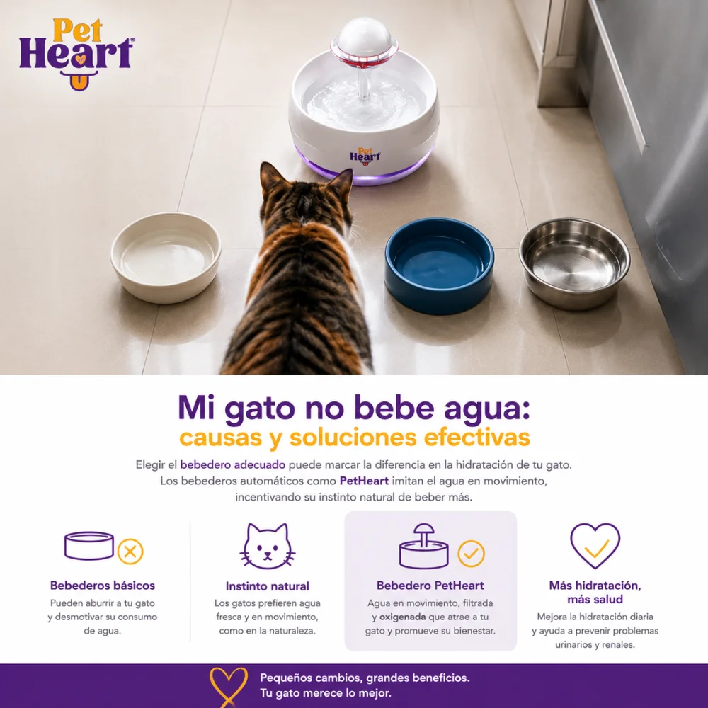 Gato doméstico eligiendo el mejor bebedero automático para gatos en Chile 